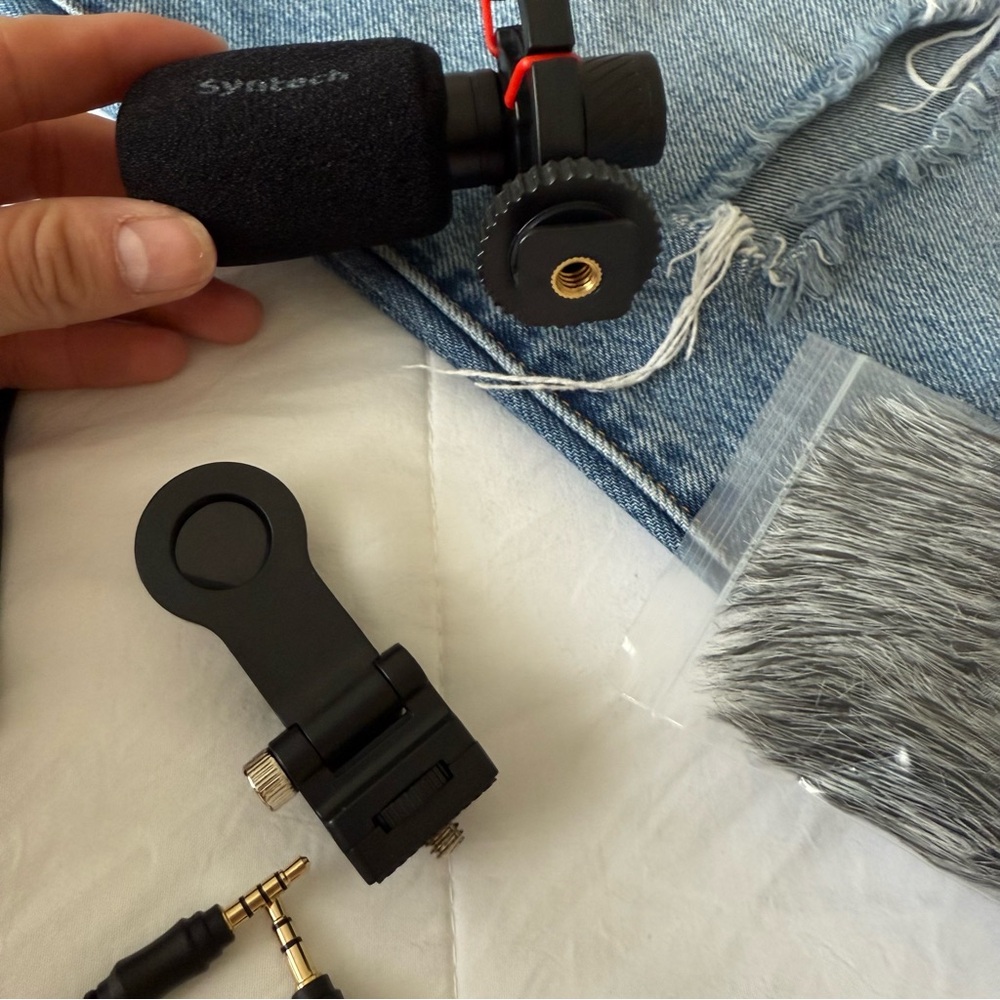 Black Microphone Kit Camera Microphone - Picture 5 of 9